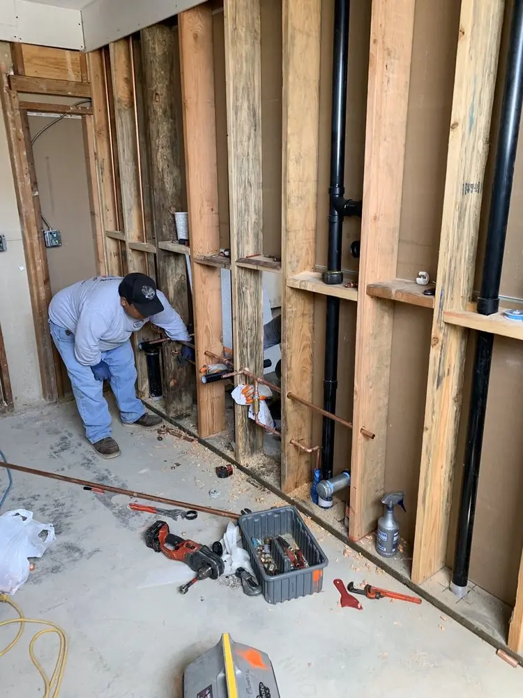 Commercial rough-in plumbing for Water Heater Replacement in Crains Mills